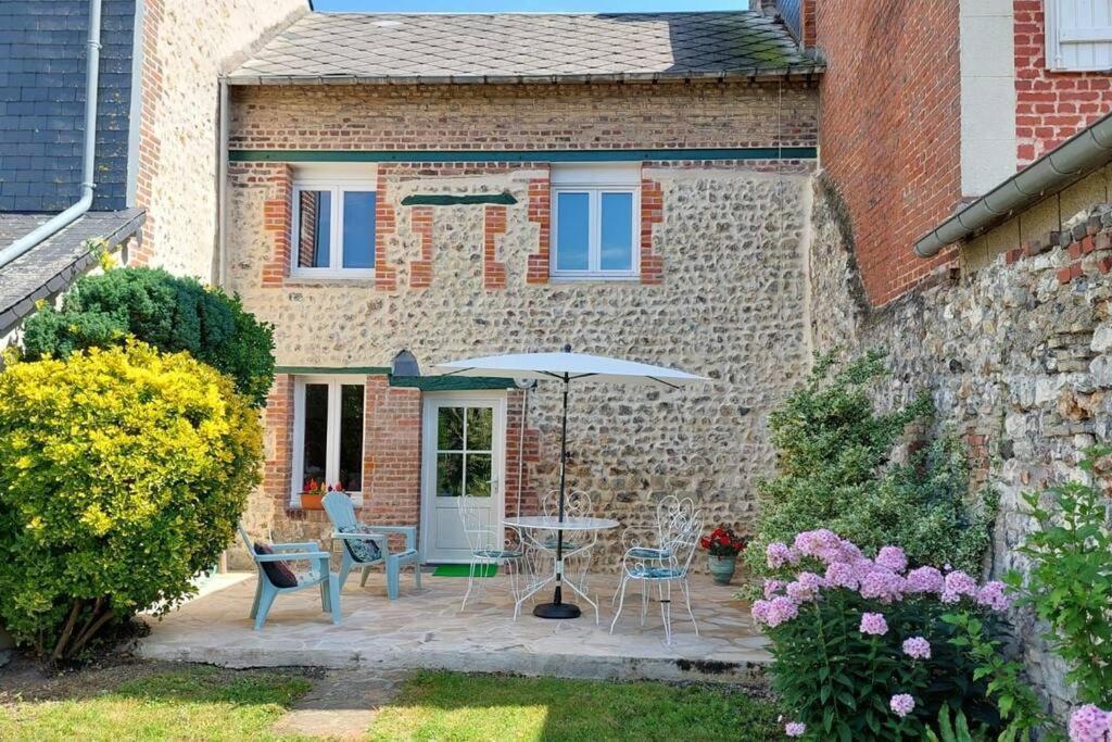 Maison Avec Jardin Honfleur Exterior foto